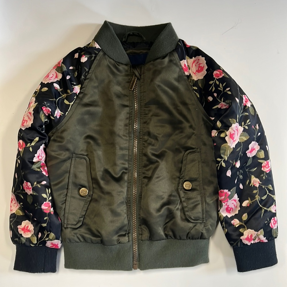 Green and Floral Jacket